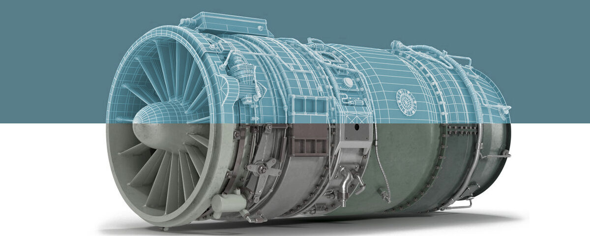 turbina in 3d