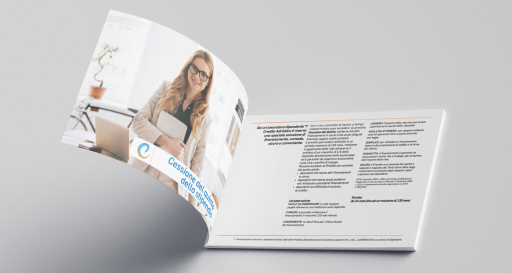 mockup brochure credito adriatico